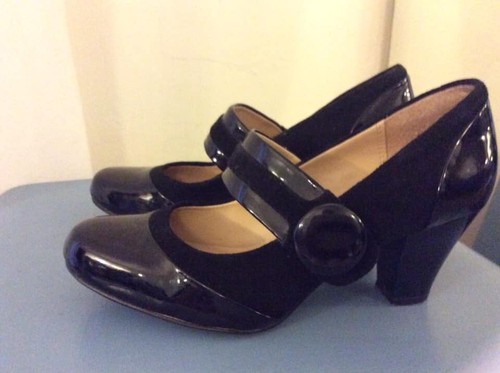 Clarks black patent leather - clarks,
