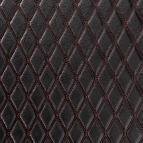 Red faux leather - red,