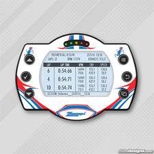 ZANARDI STYLE GEL STICKER FOR