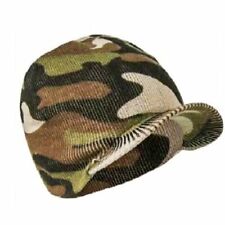 Mens Camouflage Peaked Beanie