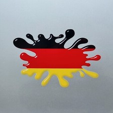 Germany German Flag Splat