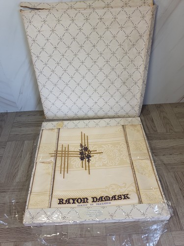 Rayon damask table linen - damask,