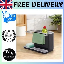 1x Kitchen Sink Sponge Holder Caddy | Dish Cloth Rack | Drain Organizer Hanger