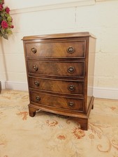 Vintage Mahogany Bow Front