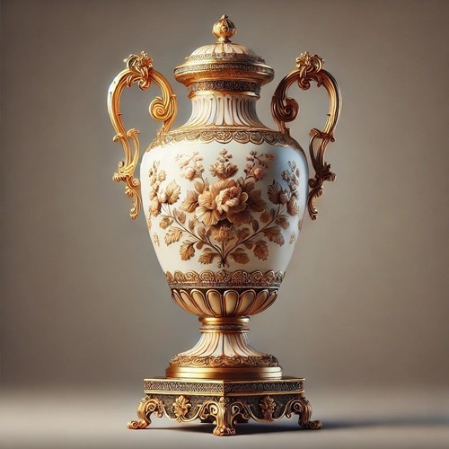 Vintage porcelain vase - vintage, with