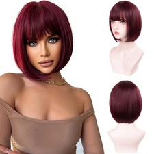 Short Straight Bob Hair for