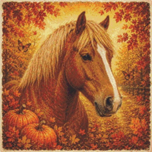 Suffolk punch horse - horse, in