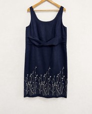Libra Linen Dress Womens UK 18