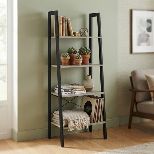 Greige black tier ladder - greige,