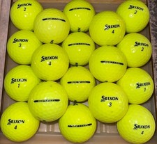 20 Srixon Soft Feel Yellow Golf Balls. Pearl/A grade. Free Postage