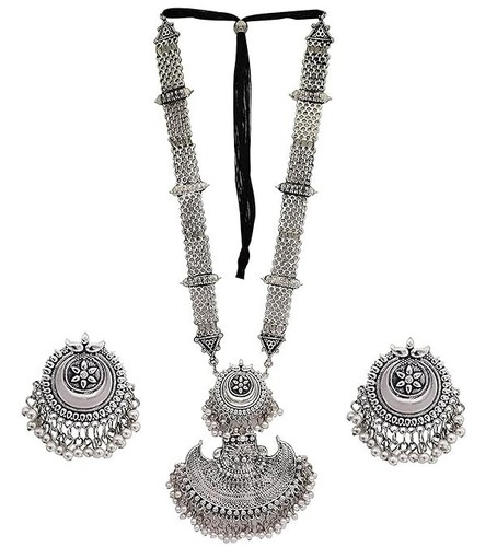 Indian oxidized silver - oxidized, afghan