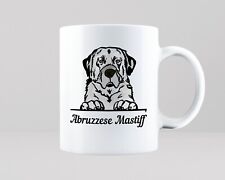 Abruzzese Mastiff Mug Dog Breed Watercolour Art Animal Pet Gift Tea Coffee Cup