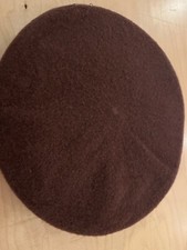us army wool beret,  brown