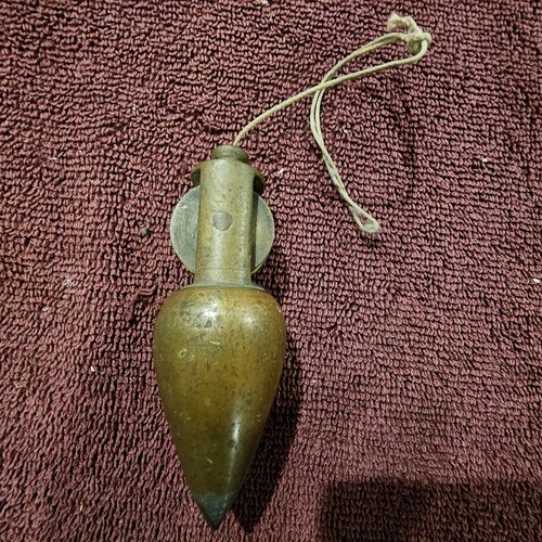 Vintage stanley brass plumb - brass,