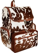 Leather Travel Diaper Backpack