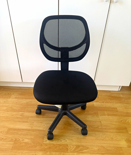 Black mesh back office task - mesh,