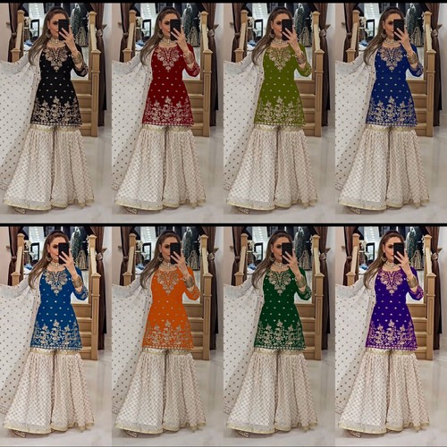 Floral sequin ready made - sequin,