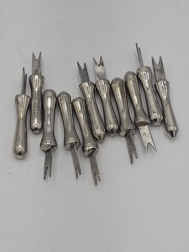 Vintage silver tone seafood - tone,