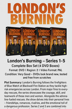 London's Burning – Series 1-5 (DVD) REGION 2 – Complete Box Set (4 DVD Boxes) 