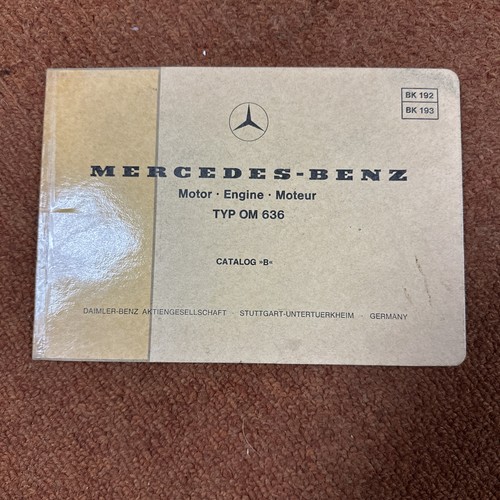 Mercedes 636 engine motor - om-636,