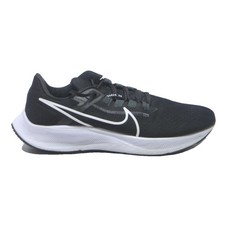 NIKE Pegasus 38 Mens Low Top Trainers Black Synthetic UK 9.5 Lightweight
