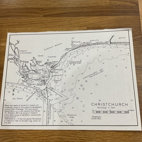 Vintage sea chart nautical - chart,