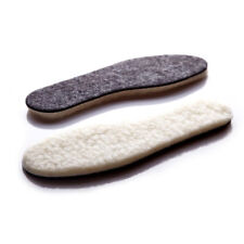 Wool Sheepskin Felt Thick Fluffy Shoes Insoles Boots Inner Soles Unisex