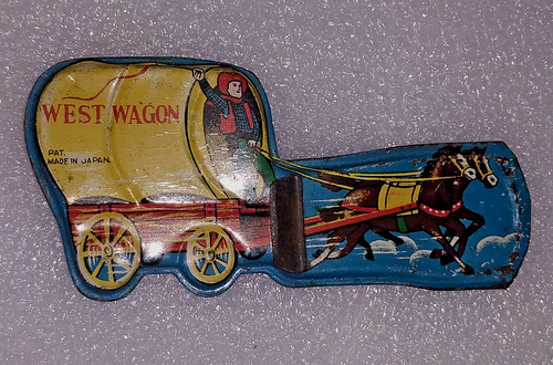 Vintage old tin litho - tin,