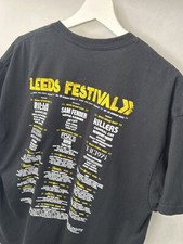 Leeds Festival Shirt Mens Extra Large XL Black 2023 Concert Music Tee
