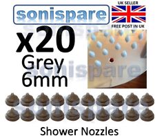 Shower Head Nozzles Grey 6mm