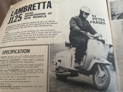 Lambretta j125 new model - lambretta,