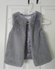 Grey Fluffly Gilet 24 - 36