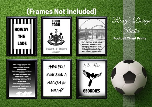 Newcastle united prints a3 - united, a4