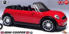 🎁 🆕 VERY RARE KEY CHAIN RED NEW BMW MINI COOPER S CONVERTIBLE 💕GREAT GIFT💕🎁