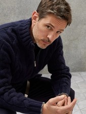 Brunello Cucinelli Men’s Cashmere Feather Yarn Cardigan - EU50 UK large