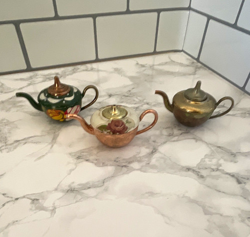 Miniature copper floral - 3,