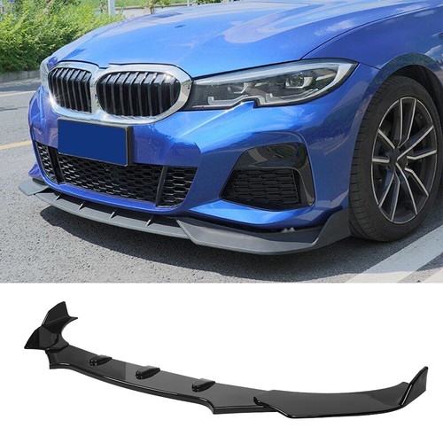 Gloss black front bumper - front, lip