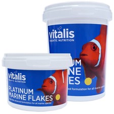 VITALIS PLATINUM MARINE FLAKE FISH FOOD AEGIS HEALTH REEF CORAL TANK