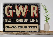 Personalised GWR Train Line