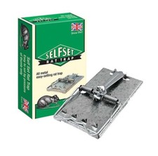 Self Set Metal Rat Trap  Free UK Delivery