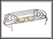 OVAL DOUBLE FOOD WARMER CHROME