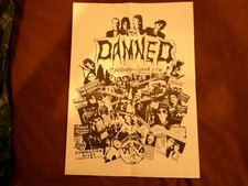 The Damned 5th Anniversary Poster Lyceum July 5 1981 ORIGINAL Punk Rock Clash