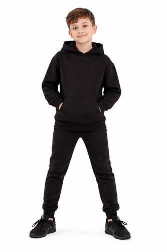 Kids black tracksuit - tracksuit, unisex
