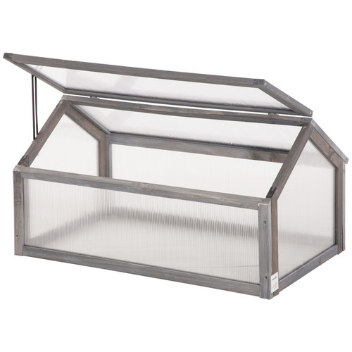 Wooden cold frame greenhouse - frame,