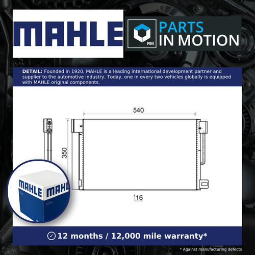 Air con condenser fits - air,