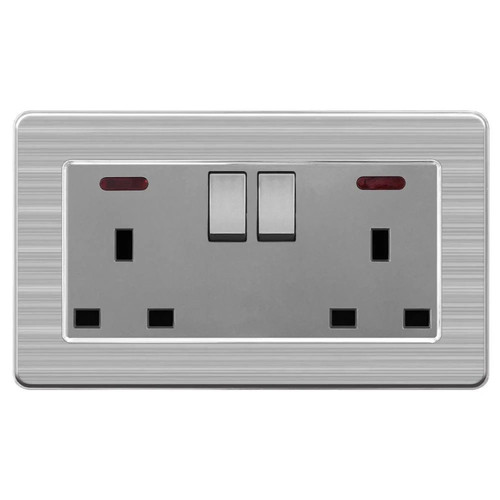 Stainless steel grey sockets - stainless,