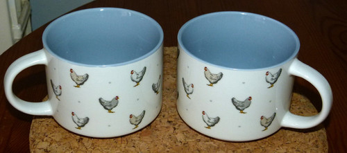 Cooksmart chicken mugs in - cooksmart,