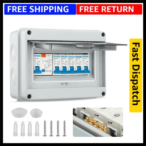 Way consumer unit 63a - unit, 30ma