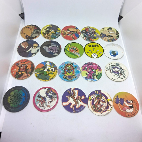 Collection pogs milk - of,
