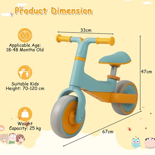 Kids balance scooter blue - balance,